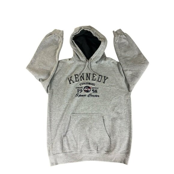 Prairie Mountain Kennedy Space Center NASA Genuine Issue Hoodie Grey Sz XL - Picture 1 of 16